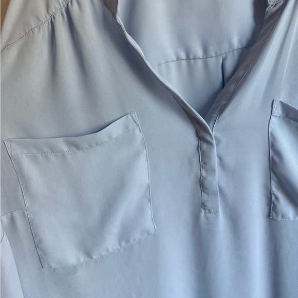 🩵Kentucky Blue Size 5X✨Blouse - Picture 5 of 7